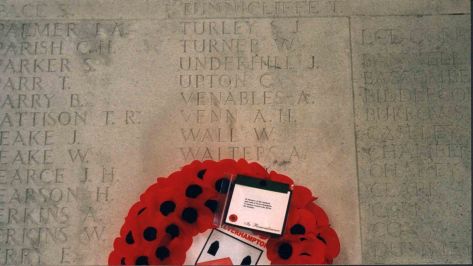  July 1st  2006.   90th Anniverary of Battle of Somme. In memory of Arthur Venables who dressed Bertie's wound on the Gommecourt battlefield and was later killed that day.